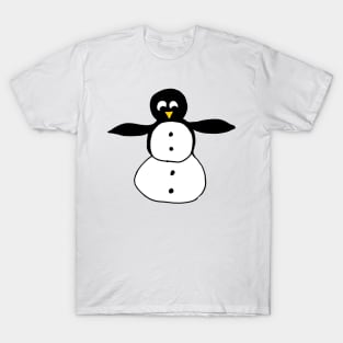 Penguin snowman T-Shirt